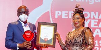 Scenes from the presentation of The Vanguard Personality of Year Award 2019/2020 on Governor Babajide Sanwo-Olu