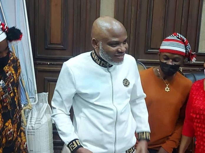 Nnamdi Kanu fendi clothing