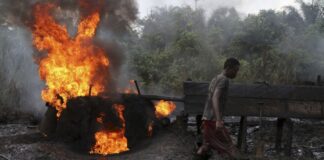 Military uncovers over 50 illegal refineries in Bayelsa forest