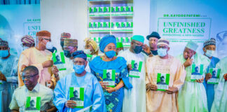 Buhari, Gowon, Governors extol Fayemi at book presentation