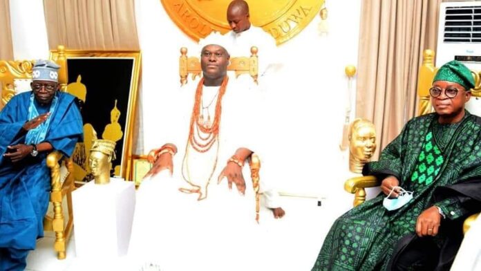 Tinubu visit Ooni