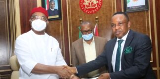 Gov Uzodinma commends NDDC, signs MOU for roads