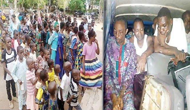persons in Ondo Church basement
