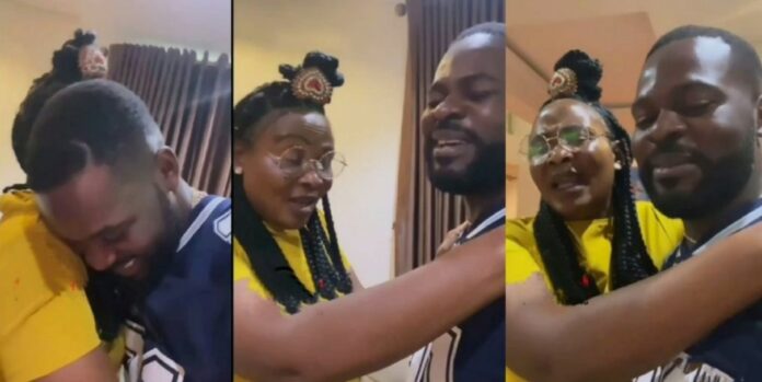 Falz’s mother surprises him Falz