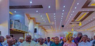 Photos: Ayu, Okowa, Tambuwal attend Ishaku daughter’s wedding