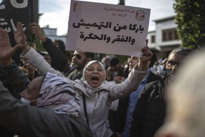 Moroccans protest against rising cost of living Moroccan