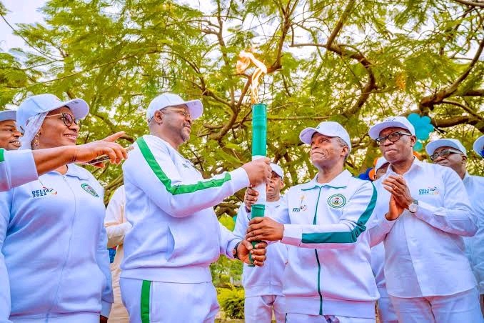 Osinbajo at National Sports Festival Osinbajo