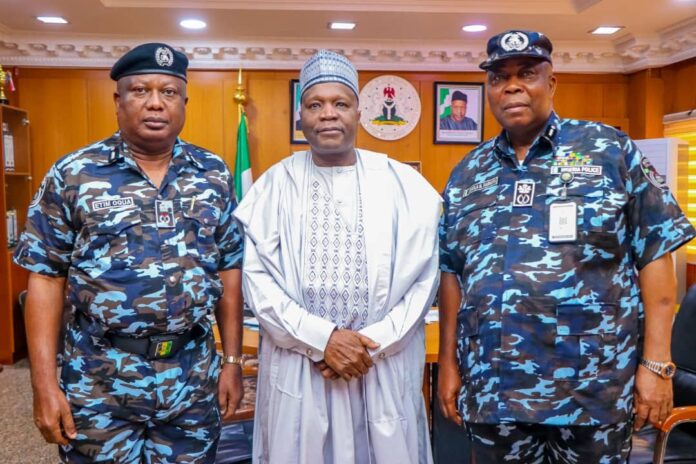 Inuwa receives outgoing, new Gombe CPs Inuwa