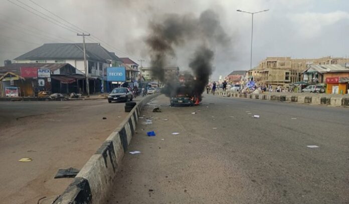 hoodlums attack Unrest