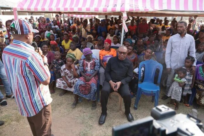 Obi celebrates Christmas with Benue IDPs Obi