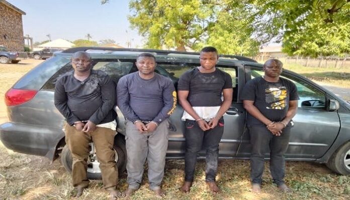 Police arrest 4 over invasion invasion