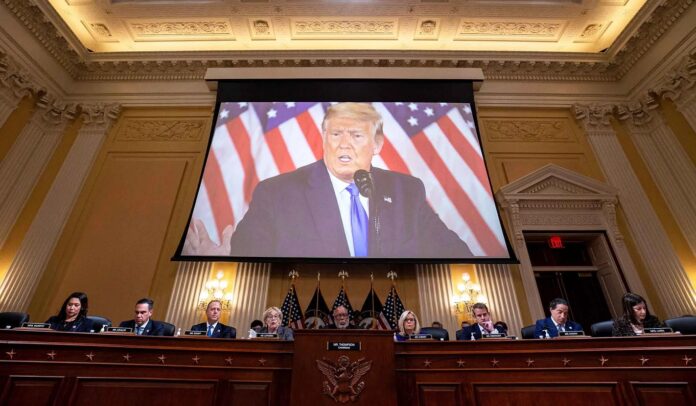 U.S. House Panel recommends barring Trump final report