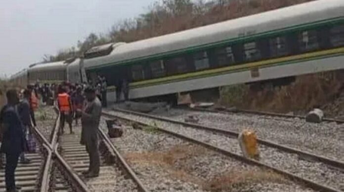 Train Derails Kaduna- Abuja, NRC