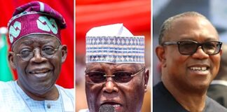 Election 2023: Obi defeats Atiku, Tinubu inside Aso Rock Obi, candidates