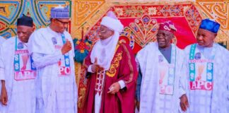 Buhari presents Asiwaju Bola Tinubu to Katsina Emirate Council, urges full support for victory at polls Buhari