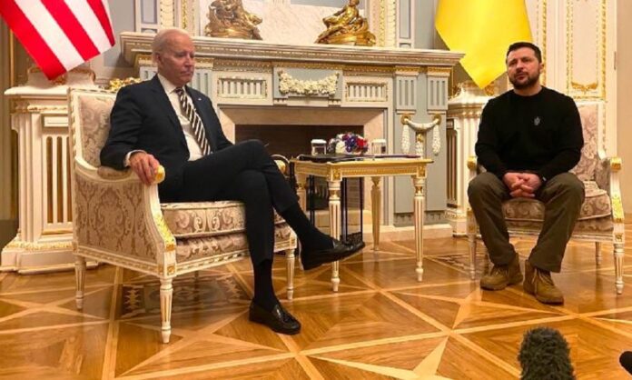 Joe Biden-Volodymyr Zelensky Biden