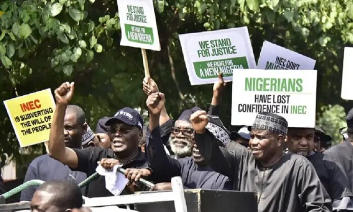 PDP Protest Atiku