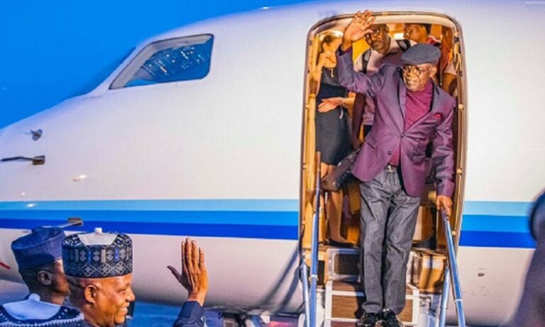 Tinubu travels overseas to rest, attends lesser hajj