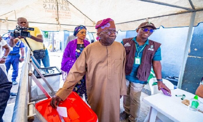 Tinubu’s wife wins polling unit for Sanwo-Olu Tinubu