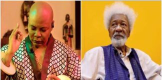 In a derogatory language, Charly Boy describes Soyinka, Nobel Laureate, as ‘errand boy to criminal politicians’ Charly Boy