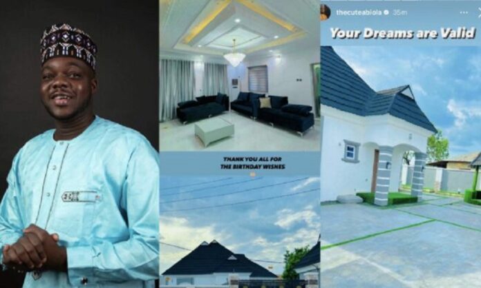 Skit Maker, Cute Abiola gifts parents new house