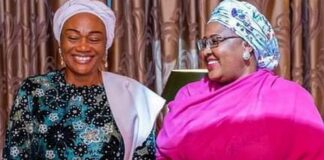 Change of baton begins as Mrs Aisha Buhari hands over to Mrs Remi Tinubu Aisha