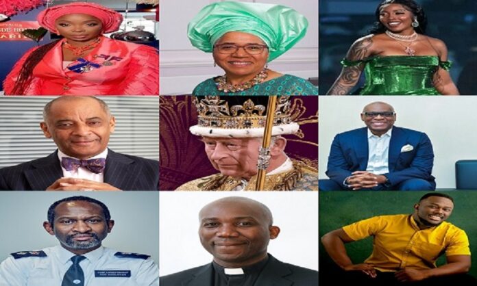 Eight prominent Nigerians King Charles