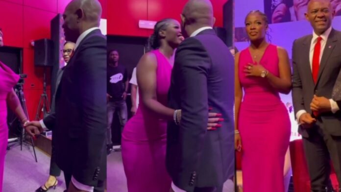 Hilda Baci, meets Tony Elumelu Hilda