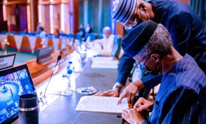 Osinbajo presides over FEC meeting Osinbajo