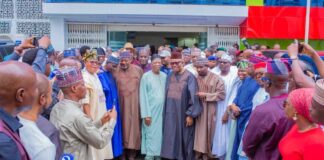 Akpabio, Barau, Stability Group consult APC leaders at Abuja Secretariat Akpabio