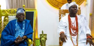 Support Tinubu for better Nigeria, Ooni tells OBIdients, others Tinubu