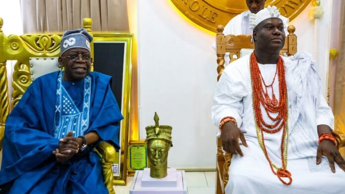 Tinubu and Ooni Tinubu