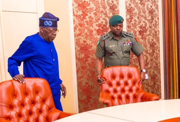 Tinubu in Aso Villa