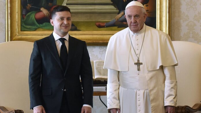 Zelensky- Pope Pope , Zelensky