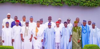 Be ready, let’s fix the economy together, Tinubu tells Govs governors