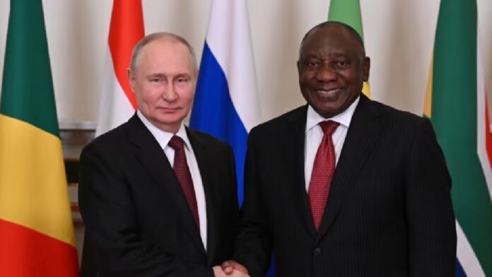 Ramaphosa- Putin Ramaphosa