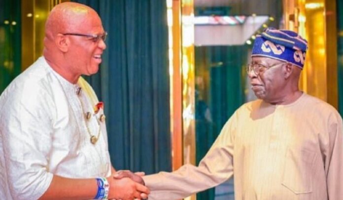 Umo Eno meets Tinubu Akwa
