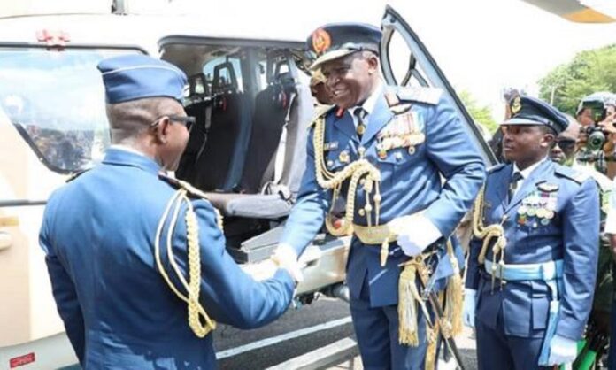 Air Force flies out ex-CAS Amao from service Air Force