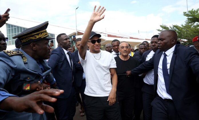 Mbappe visits father’s home Mbappe