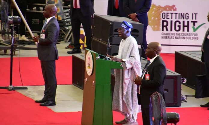 Tinubu at NBA conference NBA conference