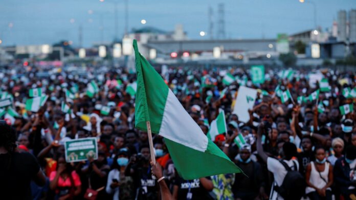 Nigerians protest