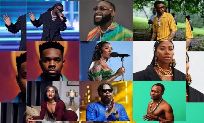 Ten Nigerian musicians Nigerian musicians
