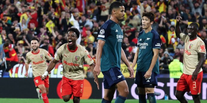 Arsenal slump to first defeat of season against Lens Arsenal