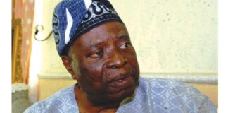 Tinubu felicitates with foremost jurist, Jus Ayoola, at 90 Ayoola