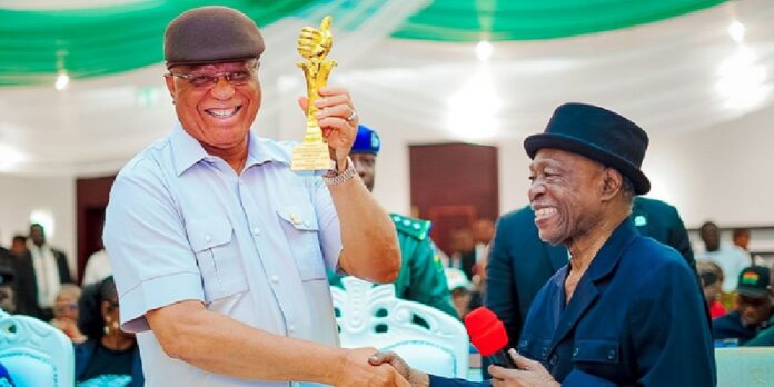 Umo Eno conferred with Excellence Award by NGE Umo Eno