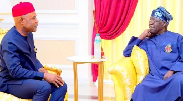 Gov Mbah visits Tinubu in Lagos