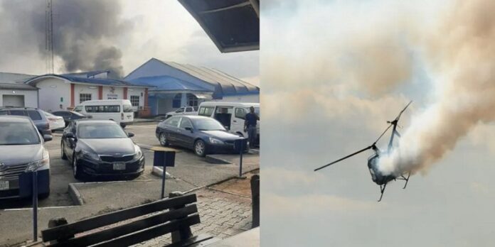 Military helicopter crash-lands in Port Harcourt