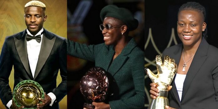 Osimhen, Oshoala, Nnadozie win African Players Of The Year Awards