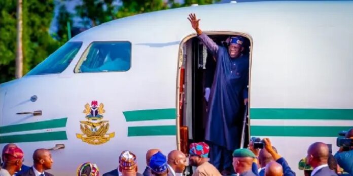 Tinubu returns to Nigeria after attending COP28 in Dubai