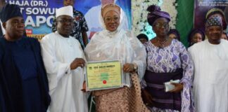 Gov Abiodun extols Yemi Kolapo, publisher of The Point Newspapers, over conferment of Iyalode of Egba Muslims